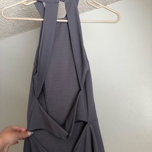 Dark grey dress